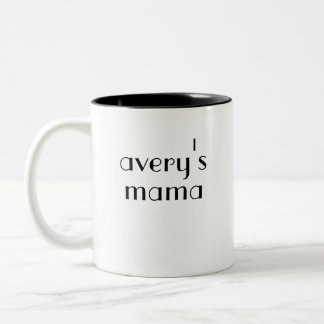 Bicolor Taza de Mamá con Nombre Personalizado Regalo de Nu