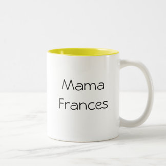 Bicolor taza de mamá frances