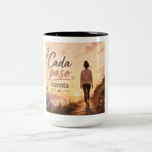 Bicolor Taza de Mamá Motivacional Regalo de Cita Inspira