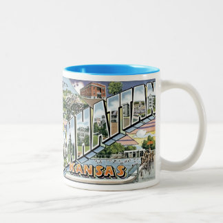 Bicolor Taza de Manhattan