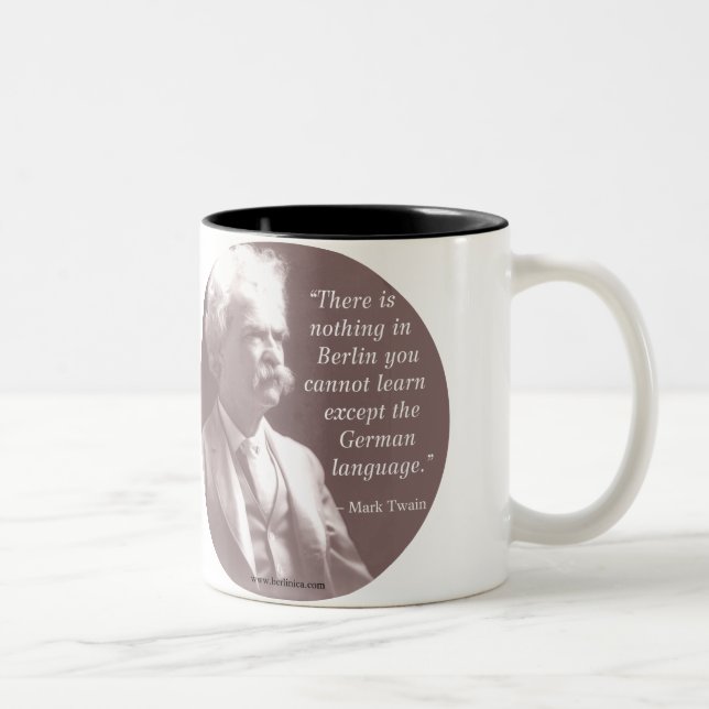 Bicolor Taza de Mark Twain Berlín (Derecha)