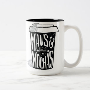 Bicolor Taza de Mavs y de las mocas