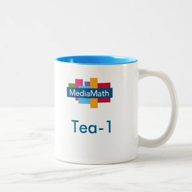 Bicolor Taza de MediaMath Tea-1 (Derecha)