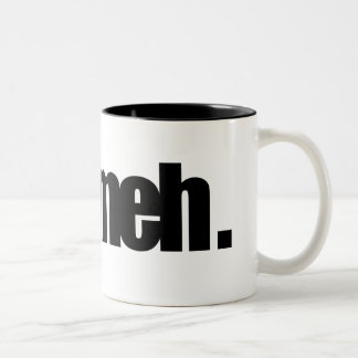 Bicolor Taza de Meh
