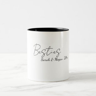 Bicolor Taza de Mejores Amigas