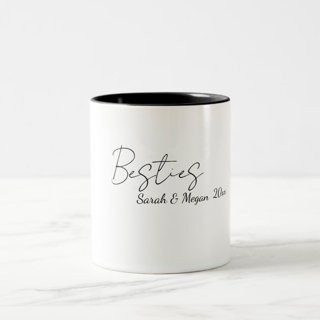 Bicolor Taza de Mejores Amigas (Centro)