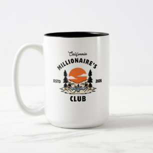 Bicolor Taza de mentalidad de éxito motivacional para empr