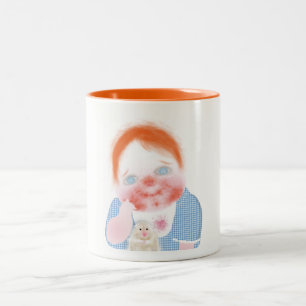 Bicolor Taza de mesa de servicio de bebé lindo por ORDesig