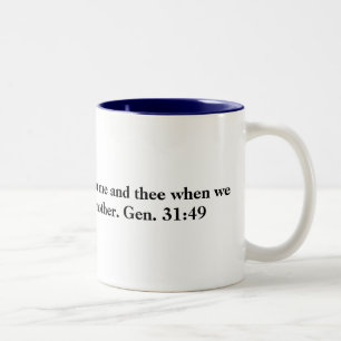 Bicolor Taza de Mizpah