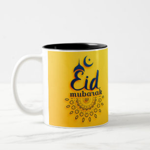 Bicolor taza de Mubarak del eid