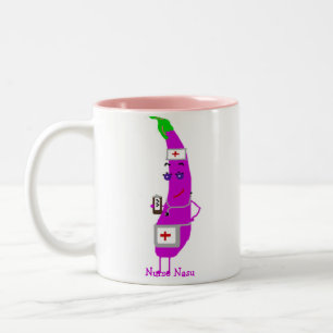 Bicolor Taza de Nasu de la enfermera