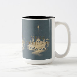 Bicolor Taza de Navidad