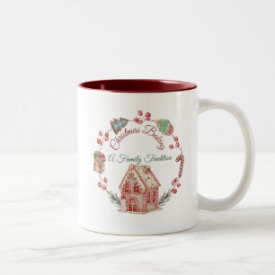 Bicolor Taza de Navidad
