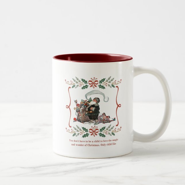 Bicolor Taza de Navidad (Derecha)