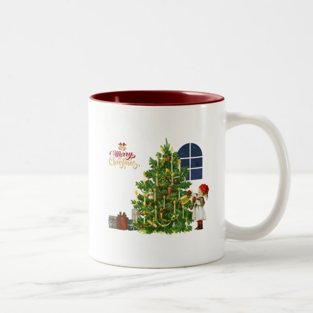 Bicolor Taza de Navidad (Derecha)