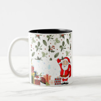 Bicolor Taza de Navidad