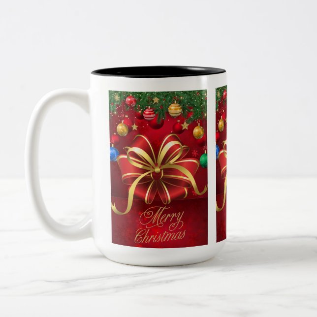 Bicolor Taza de Navidad (Izquierda)