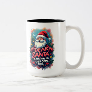 Bicolor Taza de Navidad