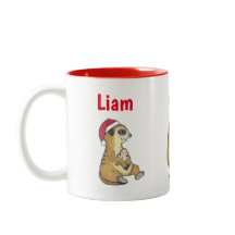 Taza de Navidad para amantes de suricatas '25 Cute