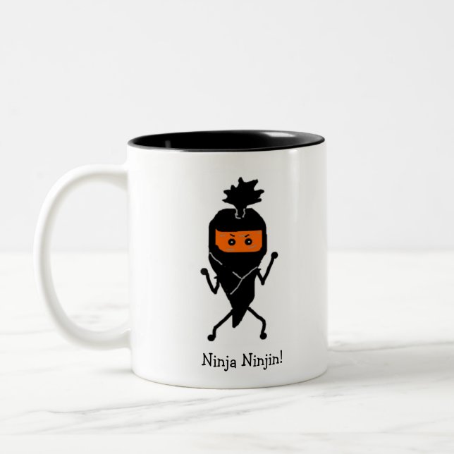Bicolor Taza de Ninja Ninjin (Izquierda)