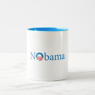 Bicolor Taza de NObama 3