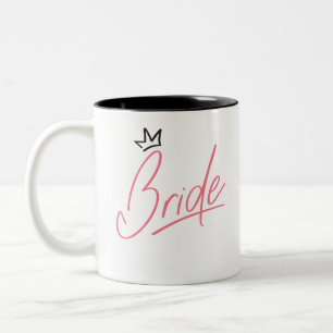 Bicolor taza de novia