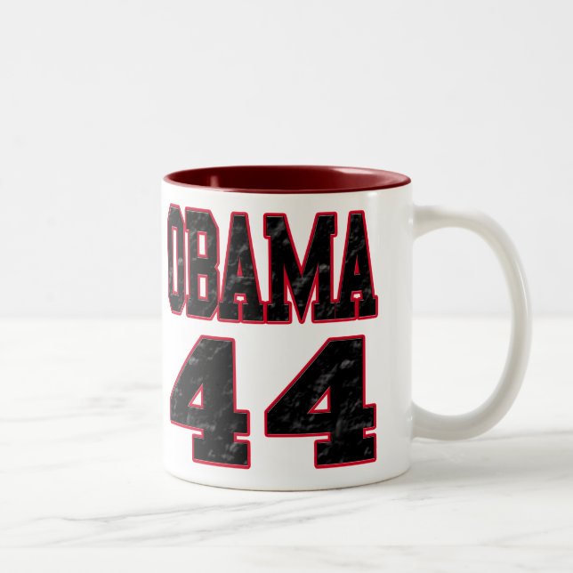 Bicolor Taza de Obama 44 (Derecha)