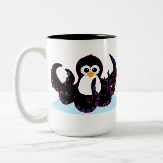 Bicolor Taza de Octopenguin