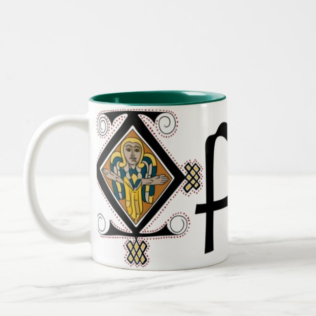 Bicolor Taza de Offaly del condado (Izquierda)