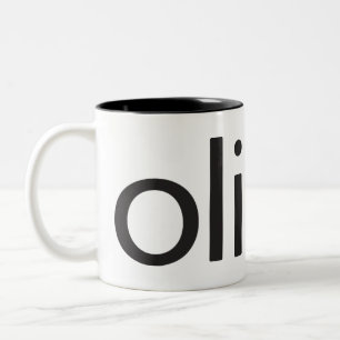 Bicolor Taza de Olivia