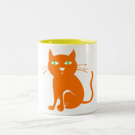 Bicolor Taza de OrangeCat