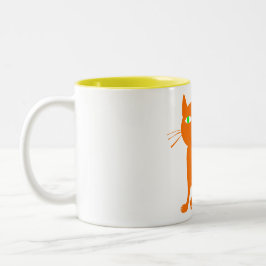 Bicolor Taza de OrangeCat