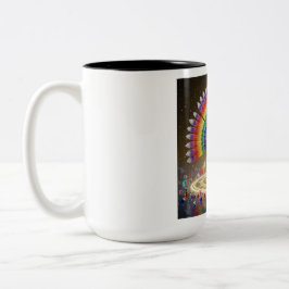 Bicolor Taza de pavo sinfonía