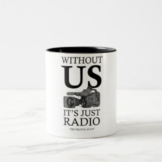 Bicolor Taza de Photog, para los videographers, noticias