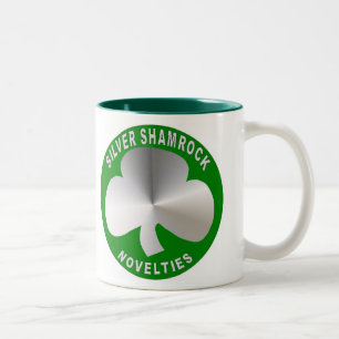 Bicolor Taza de plata de las novedades del trébol