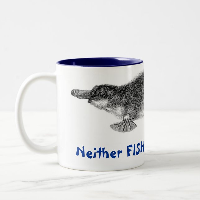 Bicolor Taza de Platypus (Izquierda)