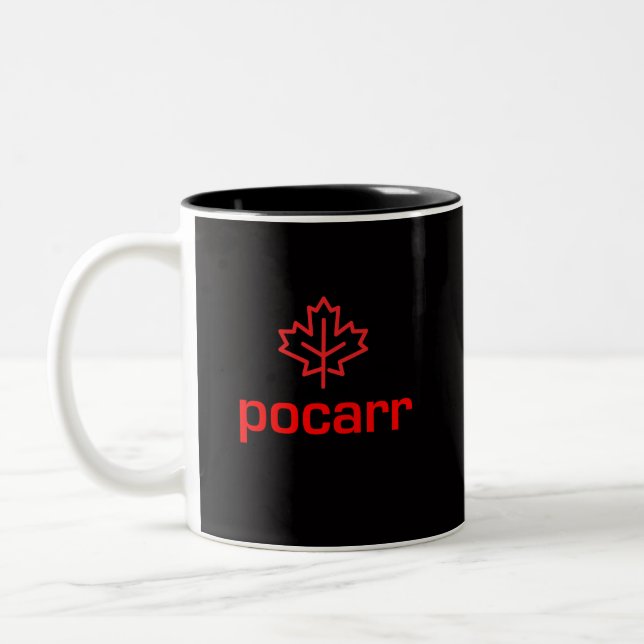 Bicolor Taza de Pocarr Canadá (Izquierda)