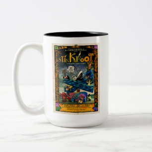 Bicolor Taza de póster de celebración de los 40 años de St
