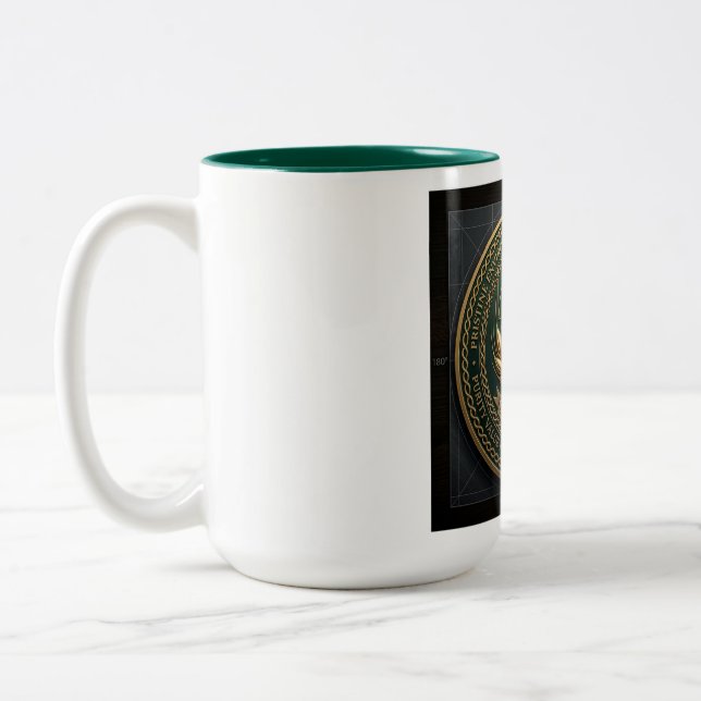 Bicolor Taza de Prácticas Ambientales (Izquierda)