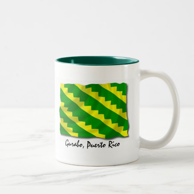 Bicolor Taza de Puerto Rico: Gurabo (Derecha)
