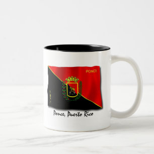 Bicolor Taza de Puerto Rico: Ponce