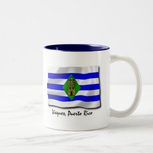 Bicolor Taza de Puerto Rico: Vieques