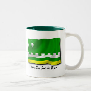 Bicolor Taza de Puerto Rico: Villalba
