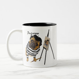 Bicolor Taza de Pugcasso