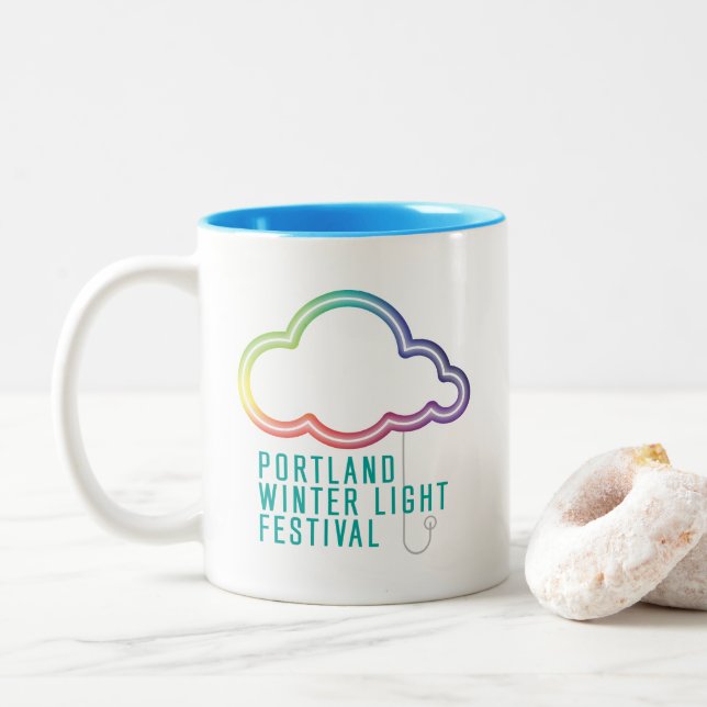 Bicolor Taza de PWLF (Con donut)
