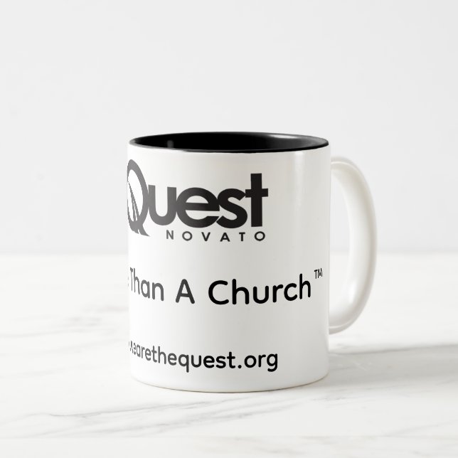 Bicolor Taza de Quest (Anverso derecho)