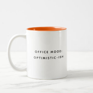 Bicolor Taza de regalo con citas divertidas de compañeros