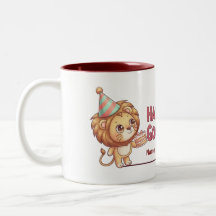 Taza de regalo de cumpleaños para niños con nombre