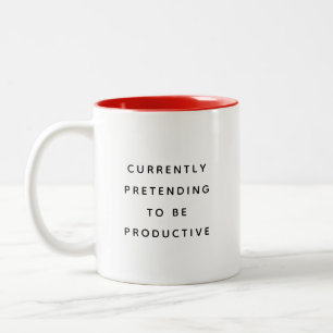 Bicolor Taza de regalo de humor de oficina con citas diver