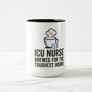 Bicolor Taza de regalo para enfermera de UCI